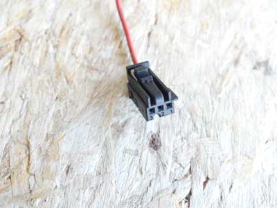 Mercedes Black 3 Pole 1 Wire Connector 03754563282